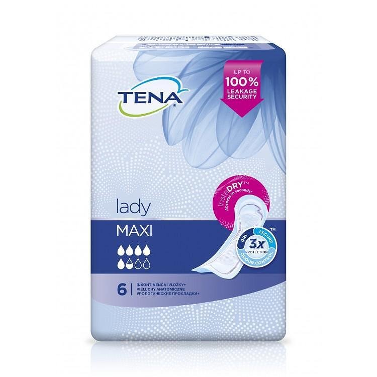 Tena Lady Maxi превръзки x6 (Тена за жени Макси)