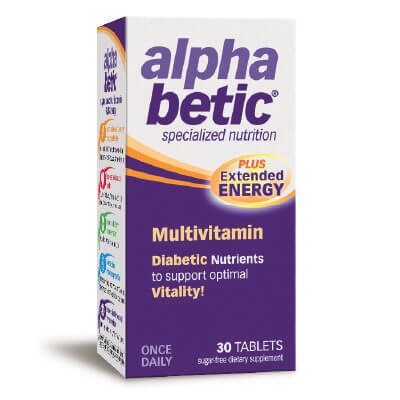 АлфаБетик (AlphaBetic) Мултивитамини за Диабетици таблетки x30