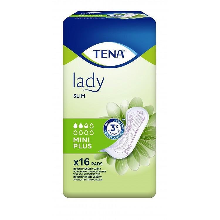 Tena Lady Slim mini Plus превръзки x16 (Тена за жени Слим мини Плюс)