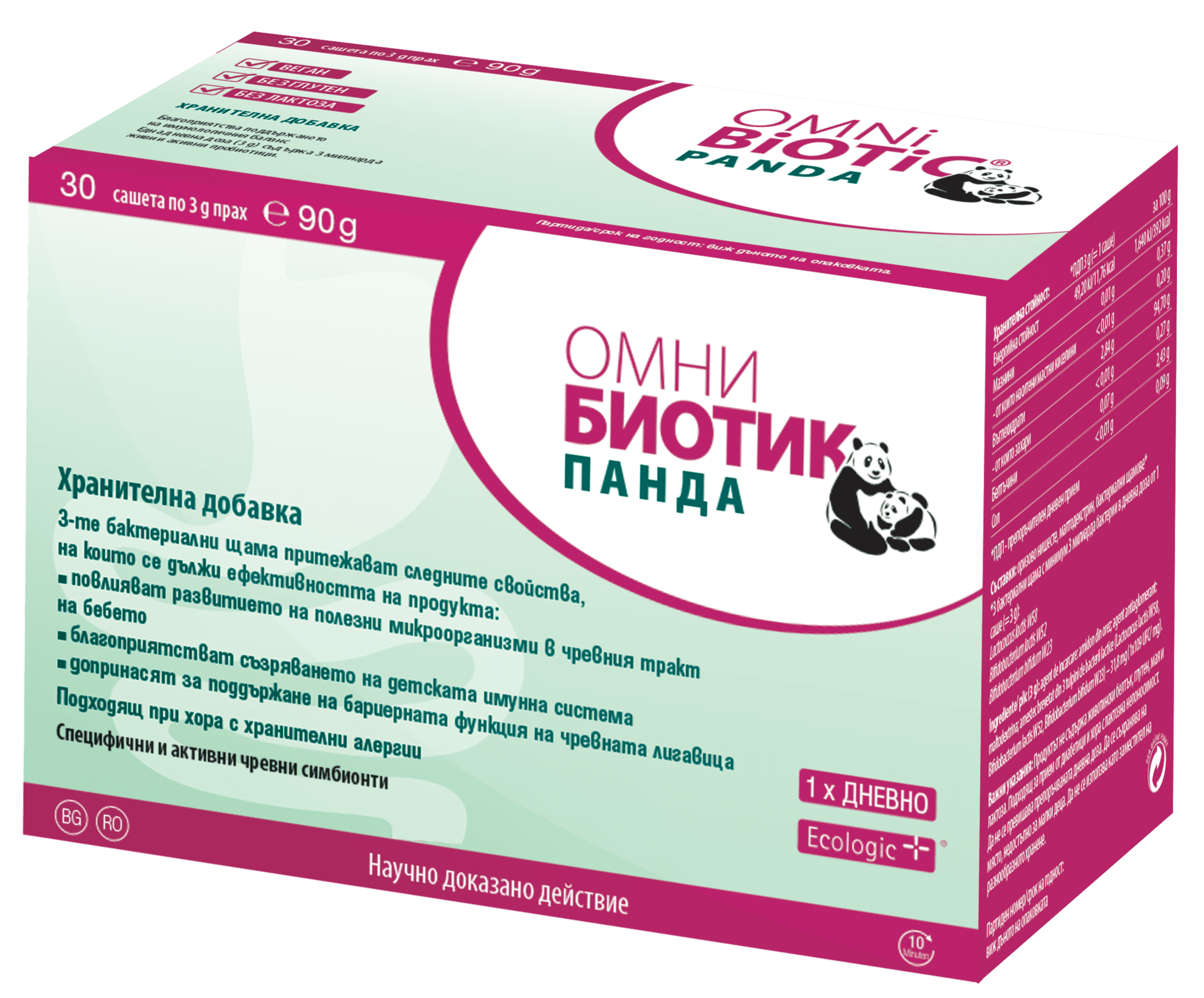 Омни Биотик Панда (Omni Biotic Panda) сашета 3г x30