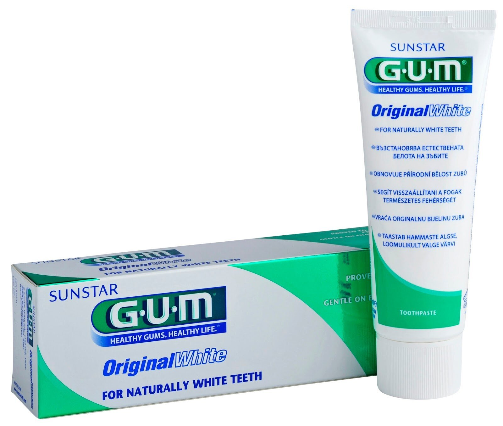 Паста за зъби Gum Избелваща (Original White) 75мл