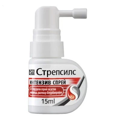Стрепсилс Интензив спрей 15мл (Strepsils)