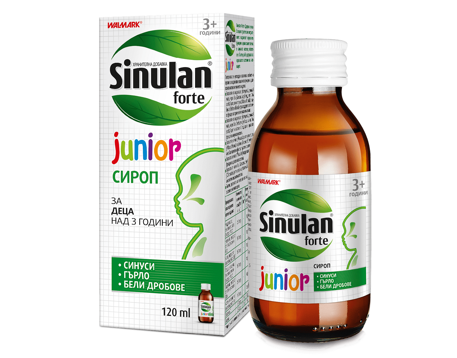 Синулан форте Джуниор сироп 120мл (Sinulan forte Junior)