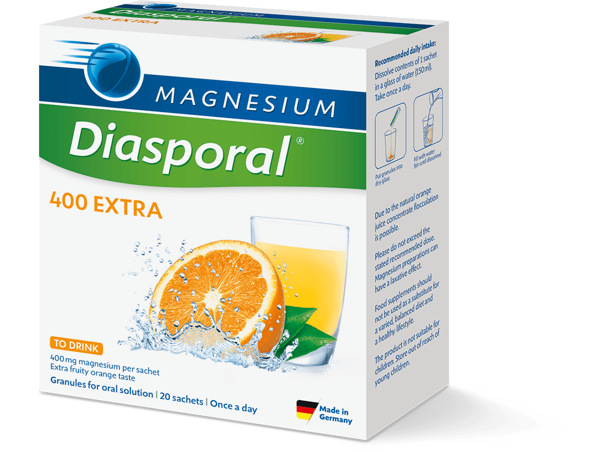 Магнезиев Диаспорал сашета 400мг x20 (Magnesium Diasporal)