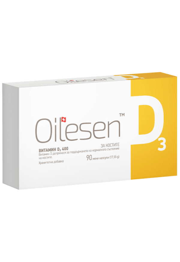 Оилесен Д3 капсули 400IU x90 (Oilesen D3)