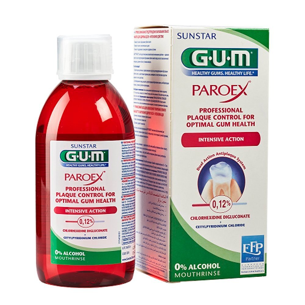 Вода за уста Gum PAROEX 0.12% 300 мл
