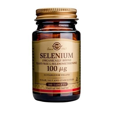 Солгар Селен таблетки 100мкг x100 (Solgar Selenium)