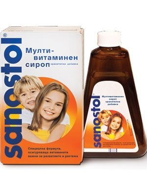 Саностол Мултивитаминен сироп 230 мл (Sanostol)