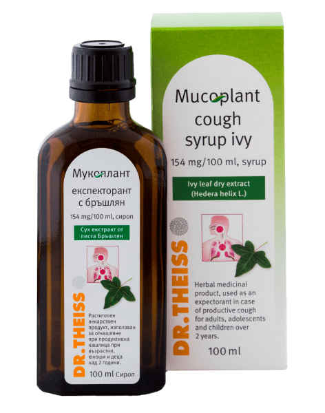 Мукоплант Бръшлян (Mucoplant Ivy) сироп 100мл Dr. Theiss