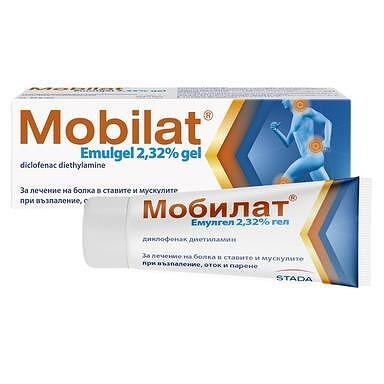 Мобилат емулгел 2.32% х 50гр