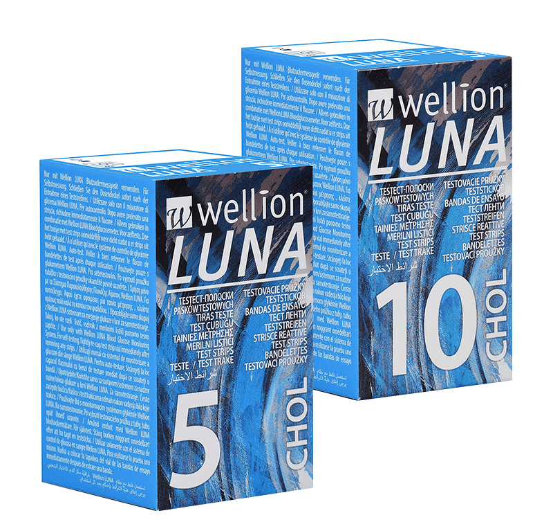 Тест ленти за Холестерол за глюкомер Wellion LUNA