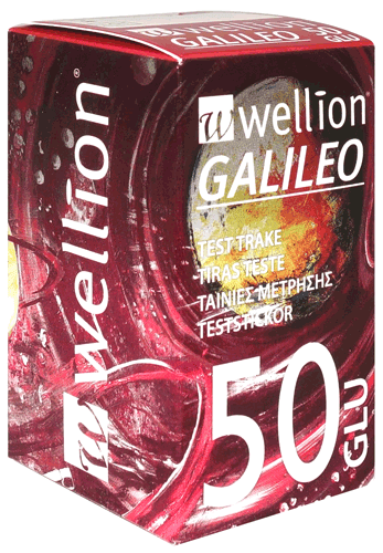 Тест ленти за Кръвна захар за глюкомер Wellion GALILEO 50 броя