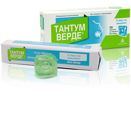 Тантум Верде Евкалипт таблетки за смучене (Tantum Verde Евкалипт)