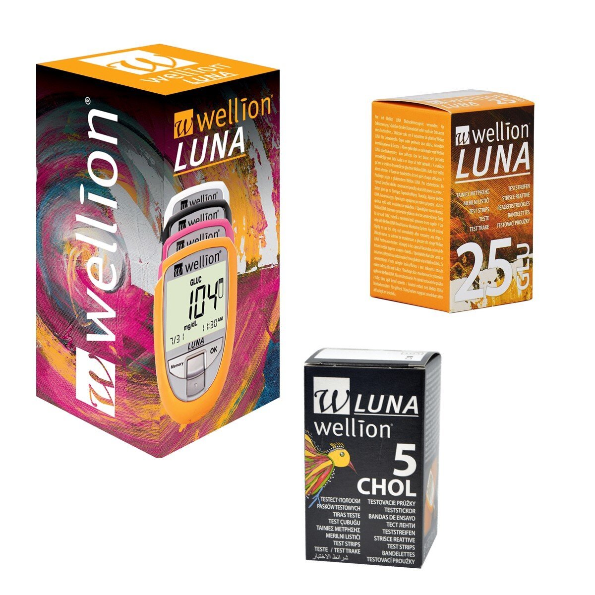 Апарат Wellion LUNA Trio ПАКЕТИ
