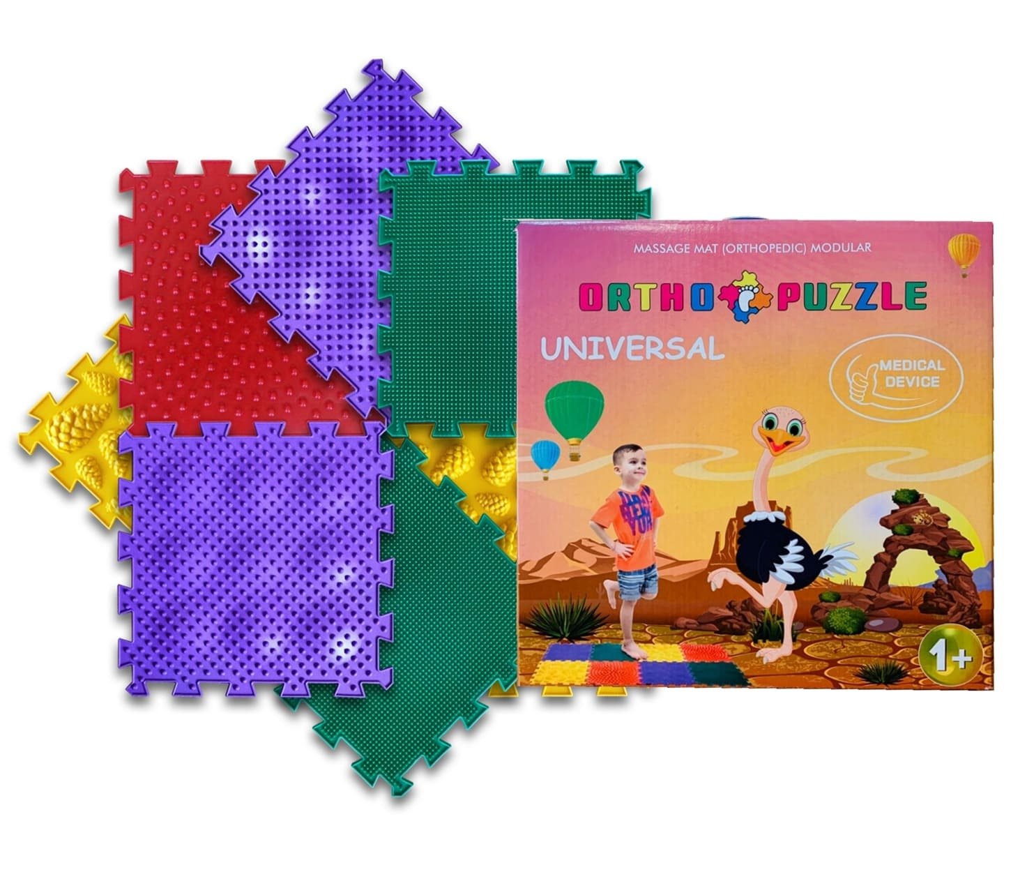 Ортопедични килими ОРТО ПЪЗЕЛ Микс Универсален (Ortho Puzzle Universal)