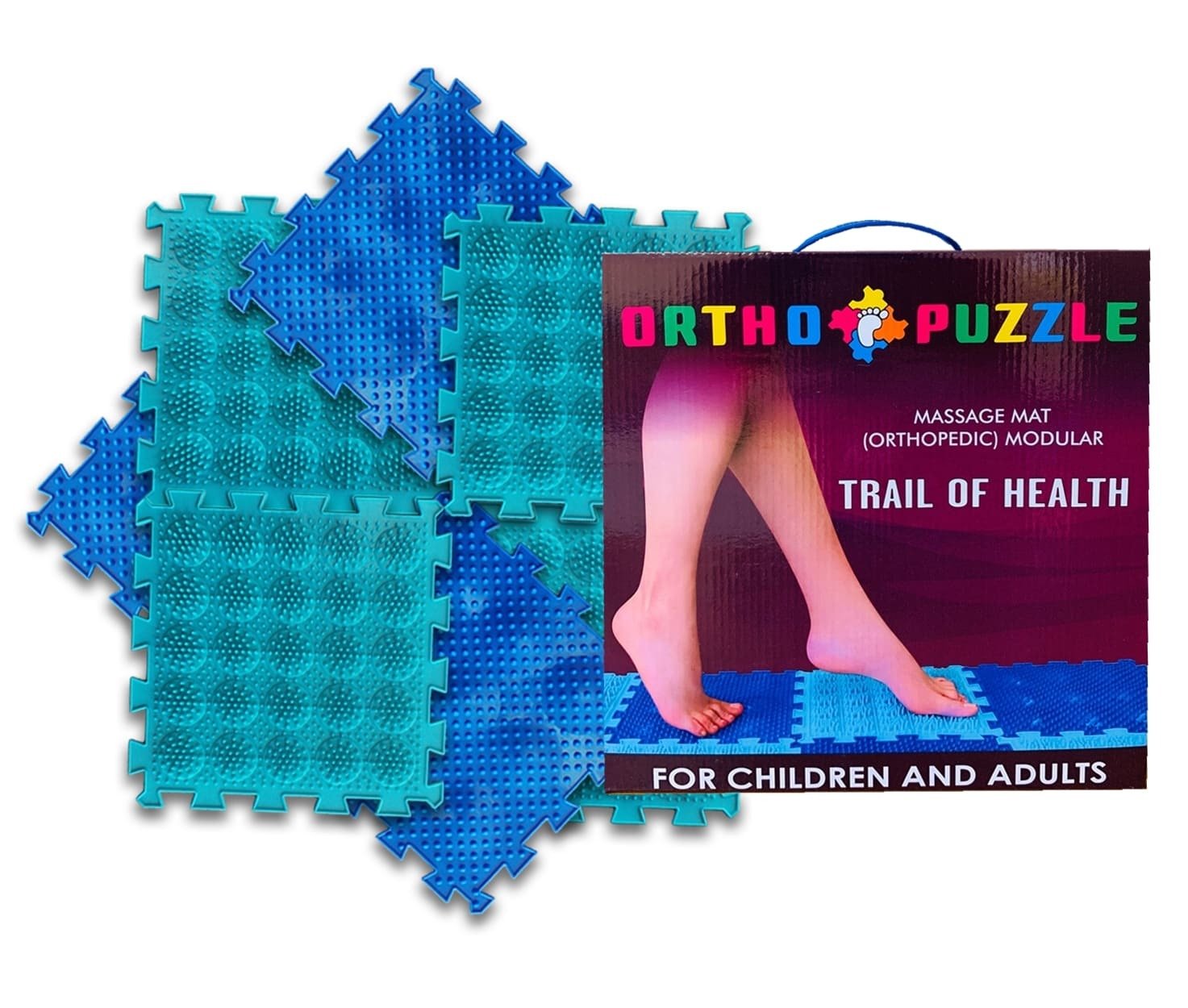 Ортопедични килими ОРТО ПЪЗЕЛ Микс Пътека на Здравето (Ortho Puzzle Trail of Health)