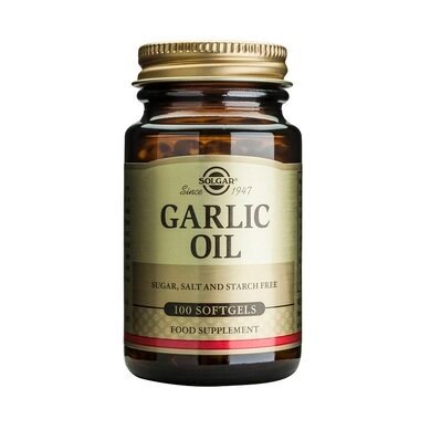 Солгар масло от Чесън капсули x100 (Solgar Garlic Oil)