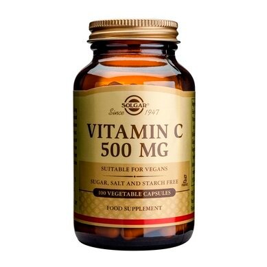 Солгар Витамин С капсули 500мг x100 (Solgar Vitamin C)