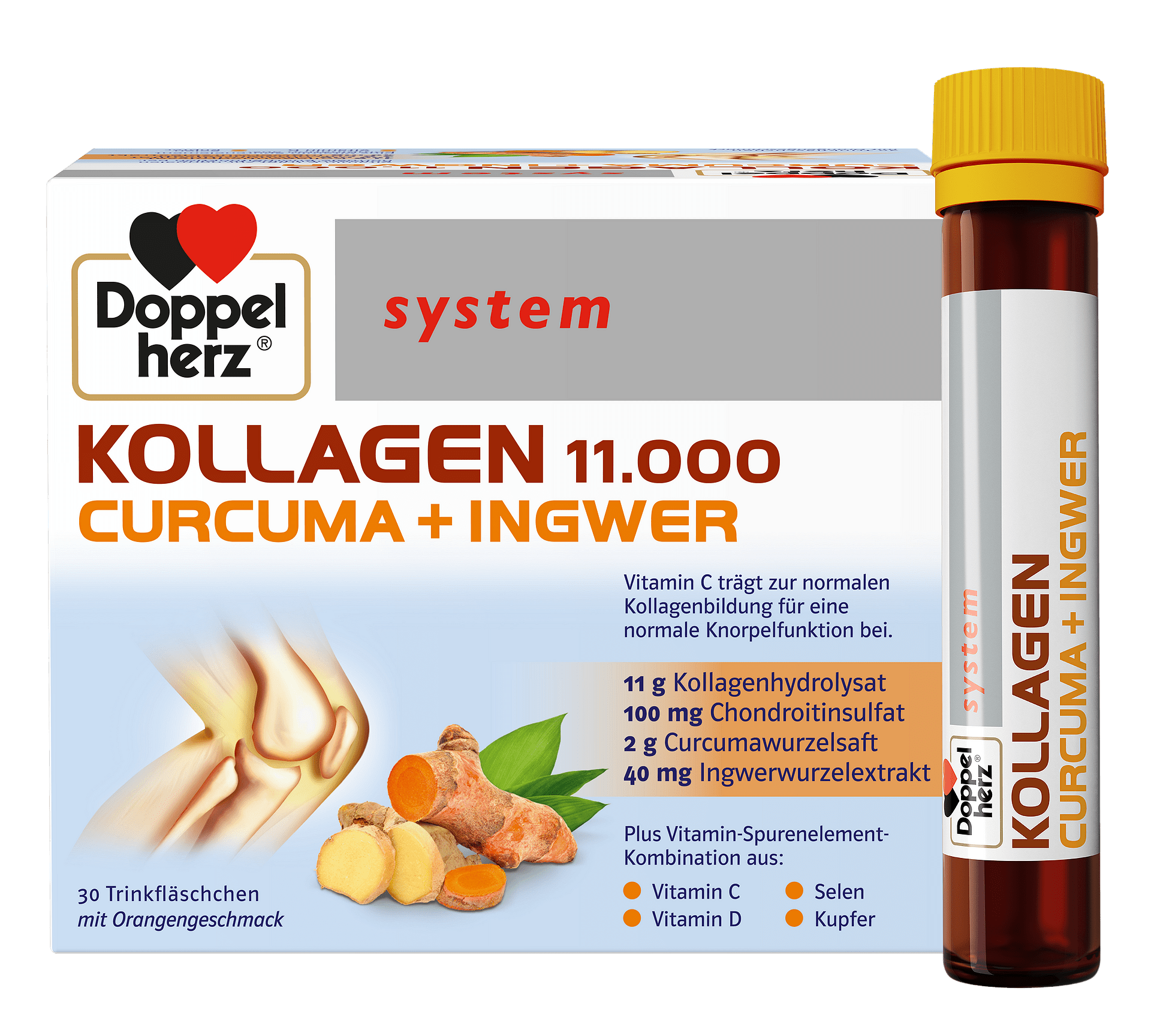 ДОПЕЛХЕРЦ КОЛАГЕН+КУРКУМА+ДЖИНДЖИФИЛ фл.дози х30