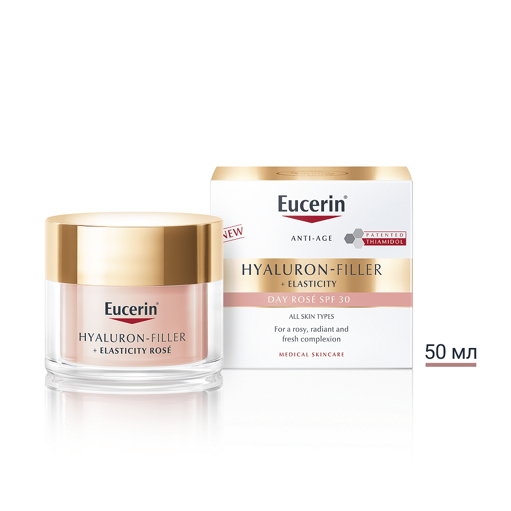 Hyaluron-Filler + Elasticity Озаряващ дневен крем SPF30