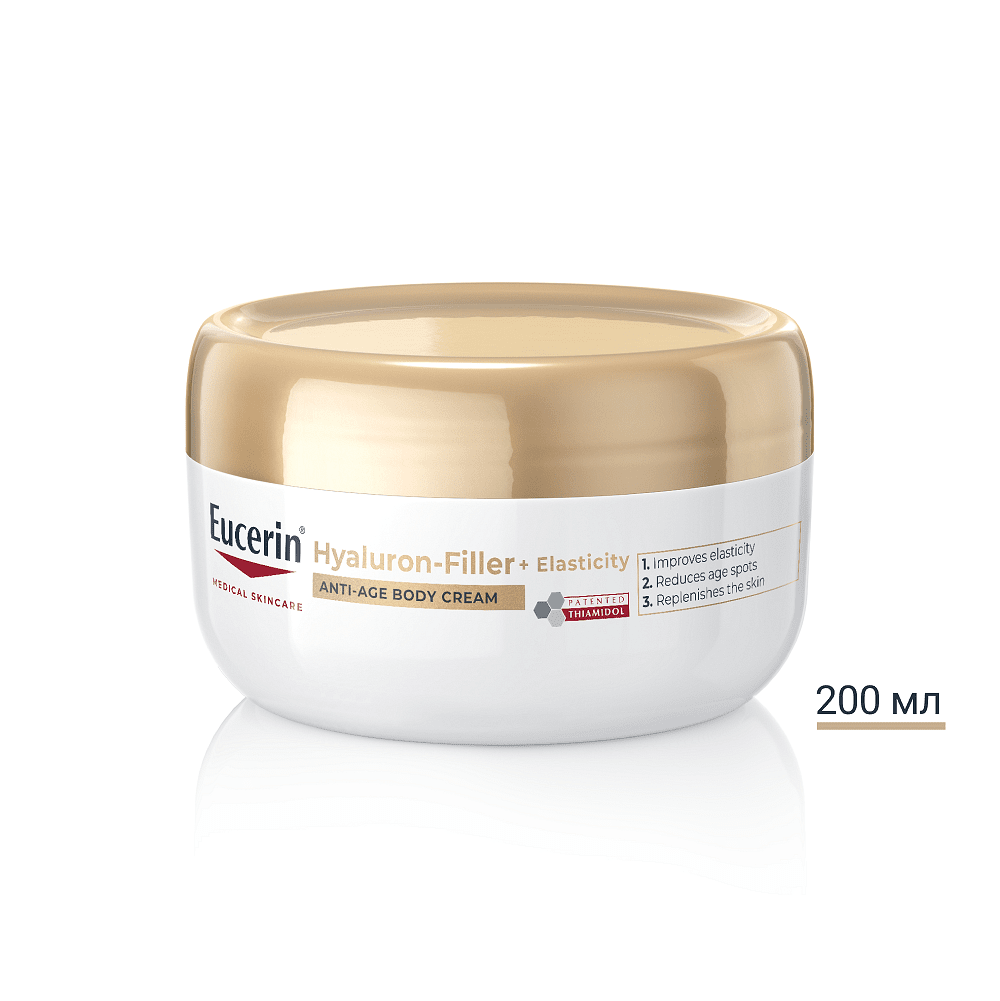 Eucerin® Hyaluron-Filler+Elasticity Крем за тяло, 200 мл