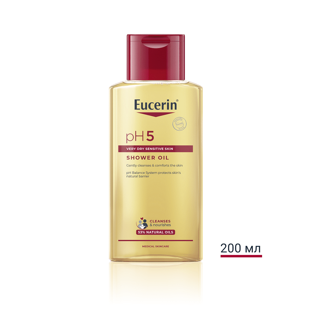 Eucerin® pH5 Душ-олио за тяло, за чувствителна кожа