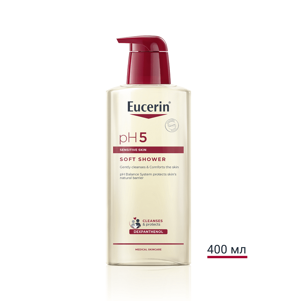 Eucerin® pH5 Нежен измиващ душ-гел за тяло, за чувствителна кожа