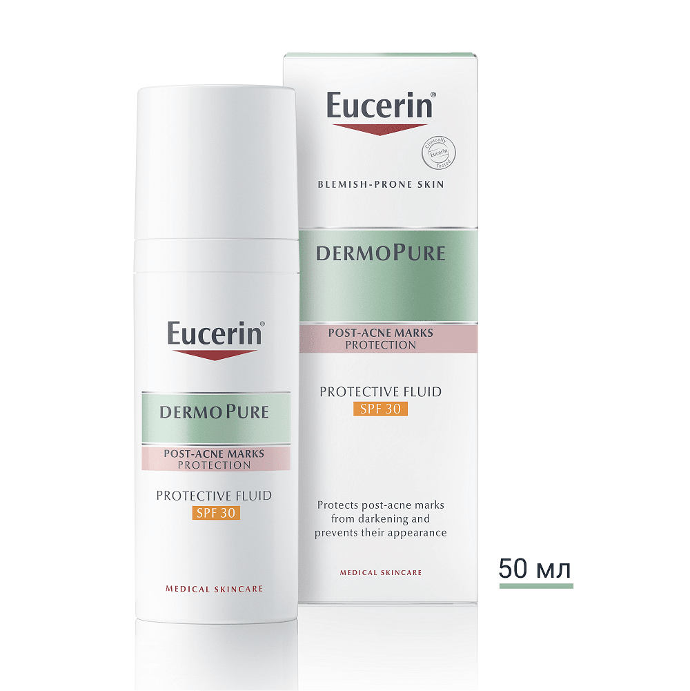 EUCERIN® DERMOPURE Защитаващ флуид SPF30