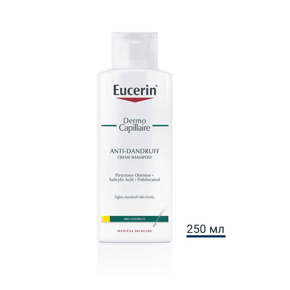 Eucerin Dermo Capilliare Крем-Шампоан против пърхот за сух скалп