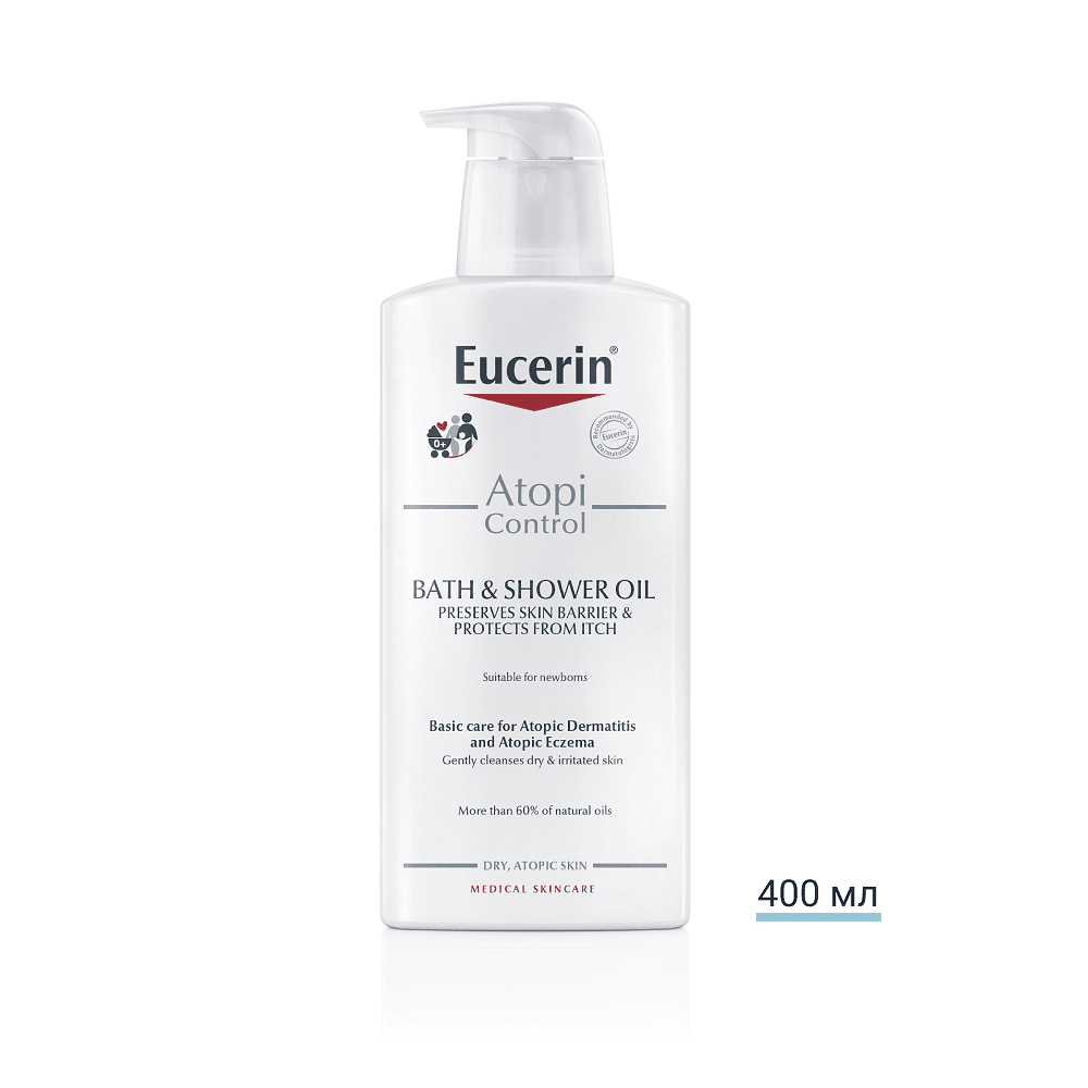 Eucerin AtopiControl измиващо олио 400 мл
