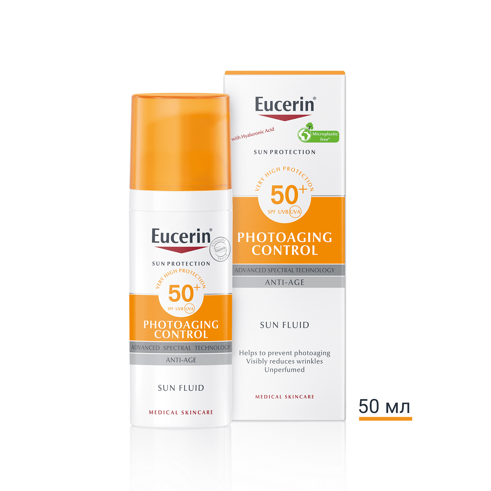 Eucerin Слънцезащитен крем за лице Age Control SPF 50+
