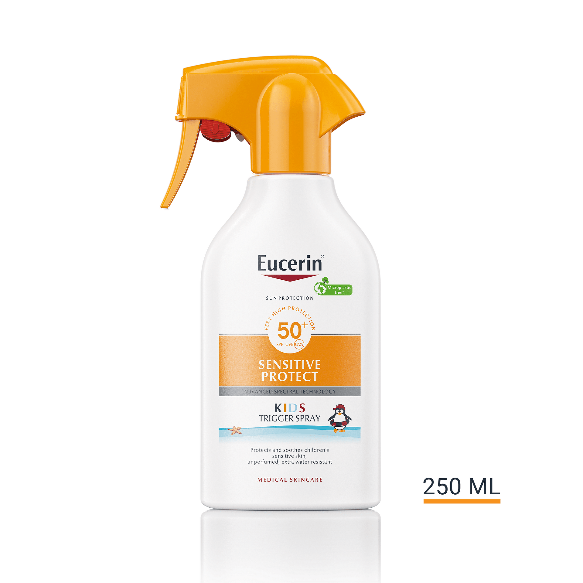 Eucerin® Слънцезащитен спрей-помпа за деца SENSITIVE PROTECT SPF 50+